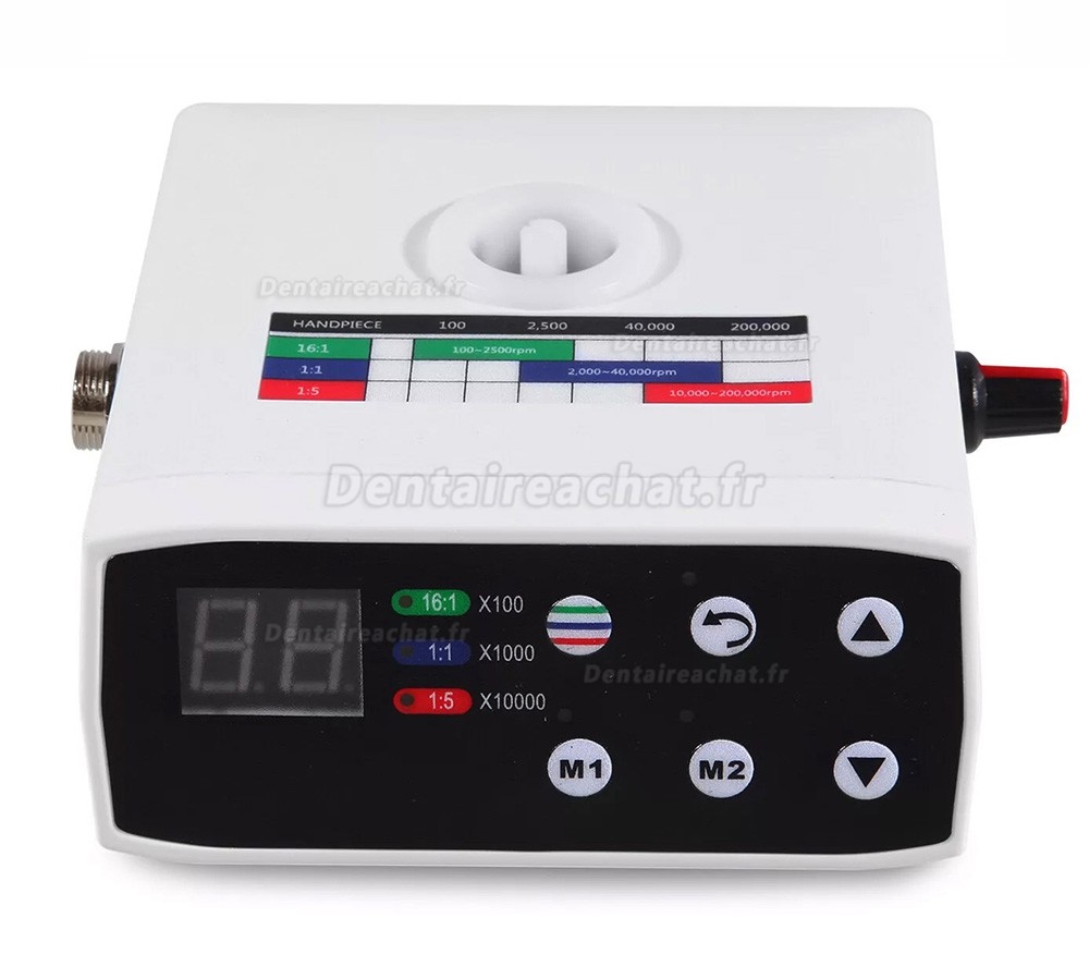 Micromoteur électrique dentaire sans balais à LED avec réservoir d'eau